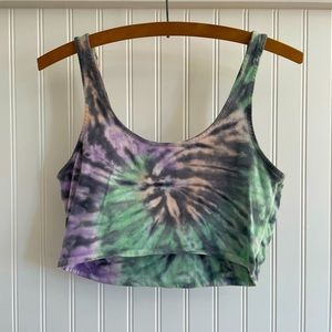 Aeropostale Women's Crop Top Tie Die Junior's L